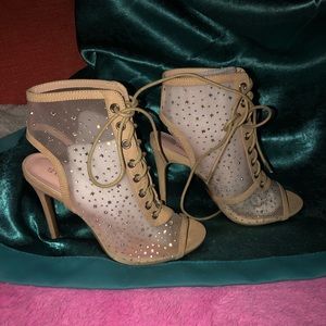 Beautiful open toe booties